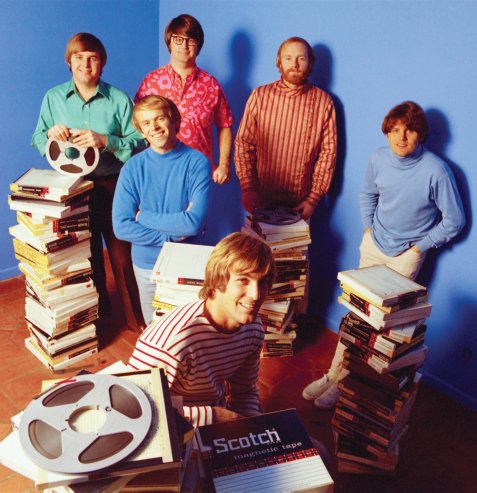 Late 60s Beach Boys. Look at all those tapes! How much on there will be released in the coming years?