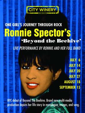 Add for New York dates on Ronnie's 'Beyond the Beehive' tour.