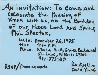 1975 party invitation