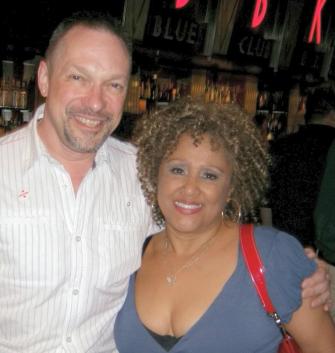 Hanging out with Darlene Love at Gary US Bond's 70th birthday party at B.B. King's in New York.