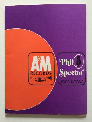 A&M promotional folder, closed.